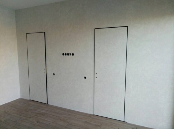 Двери Скрытого Монтажа VK1 INSIDE (внутреннего открывания) под покраску и обои