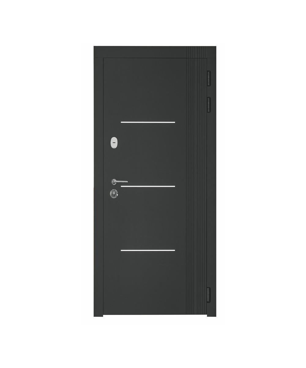 Топ продаж  Вхідні двері “Портала” (серія Преміум) ― модель Верона 2 (Чорне і біле)