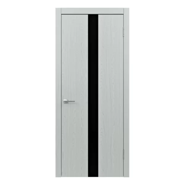 Межкомнатные двери Ванкувер + Стекло Лакобель (черное, белое, кремовое)